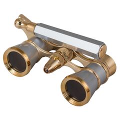 Бинокль Levenhuk Broadway 325N лорнет с подсветкой, серебряный, фото 