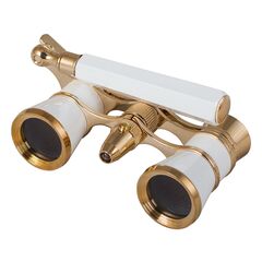 Бинокль Levenhuk Broadway 325N лорнет с подсветкой, белый, фото 