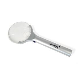 Лупа Levenhuk Zeno 50, 2,2/4,4x, 88/21 мм, 2 LED, фото 