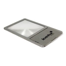 Линза Френеля Levenhuk Zeno 90, 2,5x, 48x45 мм, 1 LED, металл, фото 