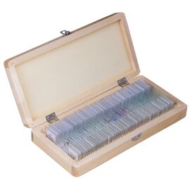 Набор микропрепаратов Bresser 50 шт., в кейсе, фото 