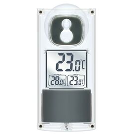 Термометр Bresser с солнечной панелью, оконный, фото 