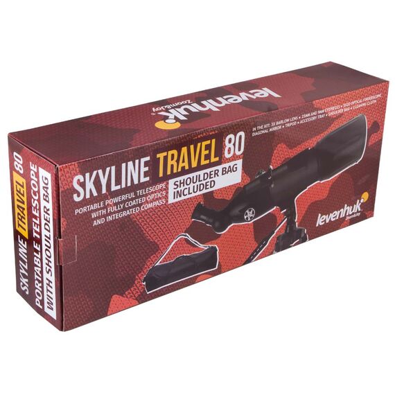 Телескоп Levenhuk Skyline Travel 80, фото , изображение 14