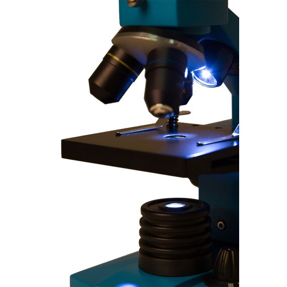 Микроскоп Levenhuk Rainbow 2L PLUS Azure\Лазурь, фото , изображение 11