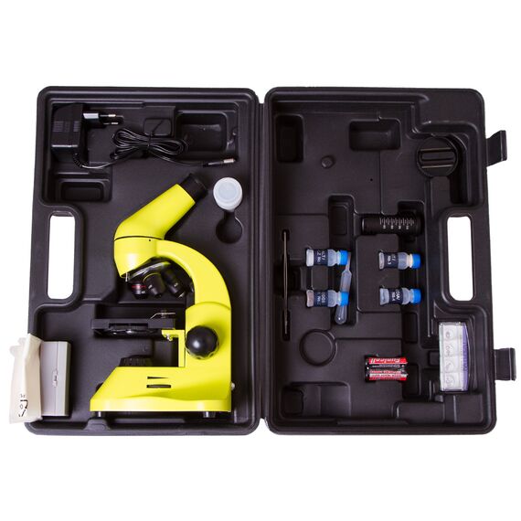 Микроскоп Levenhuk Rainbow 50L PLUS Lime\Лайм, фото , изображение 18