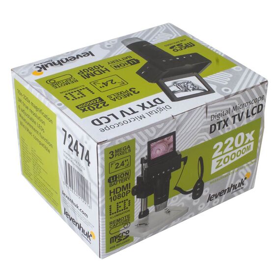 Микроскоп цифровой Levenhuk DTX TV LCD, фото , изображение 15