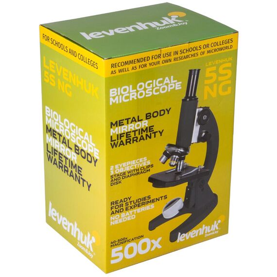 Микроскоп Levenhuk 5S NG, монокулярный, фото , изображение 11