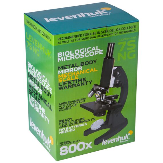 Микроскоп Levenhuk 7S NG, монокулярный, фото , изображение 11