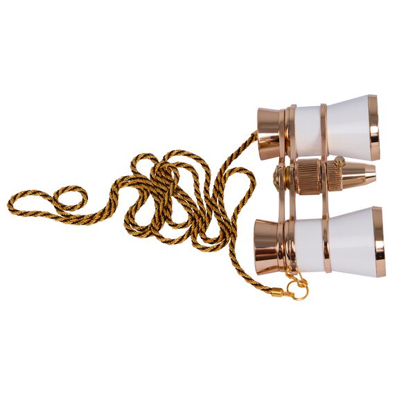 Бинокль Levenhuk Broadway 325F с подсветкой и цепочкой, белый, фото , изображение 10