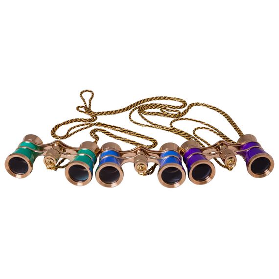 Театральный бинокль с цепочкой Levenhuk Broadway 325C Blue Wave, фото , изображение 2