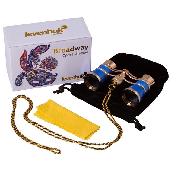 Театральный бинокль с цепочкой Levenhuk Broadway 325C Blue Wave, фото , изображение 3