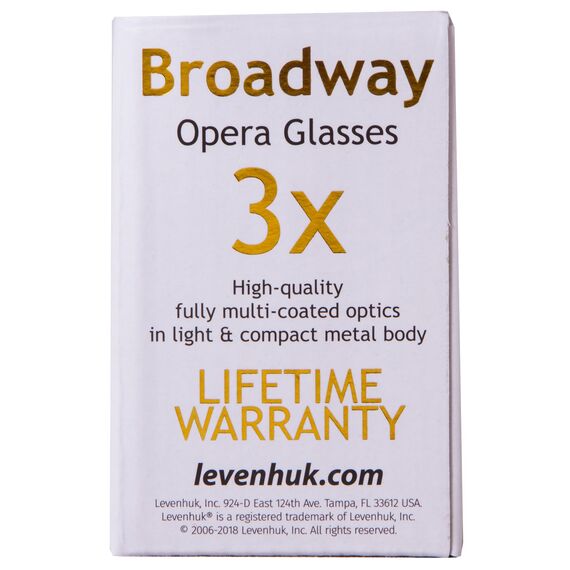 Театральный бинокль с цепочкой Levenhuk Broadway 325C Blue Wave, фото , изображение 14