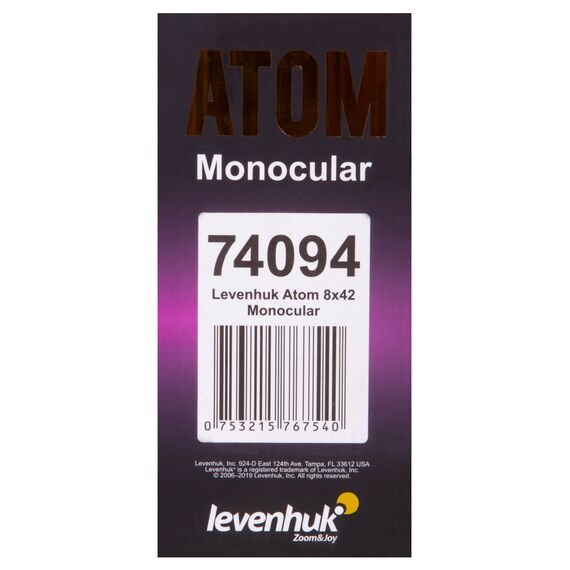 Монокуляр Levenhuk Atom 8x42, фото , изображение 13