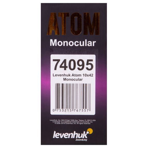 Монокуляр Levenhuk Atom 10x42, фото , изображение 12