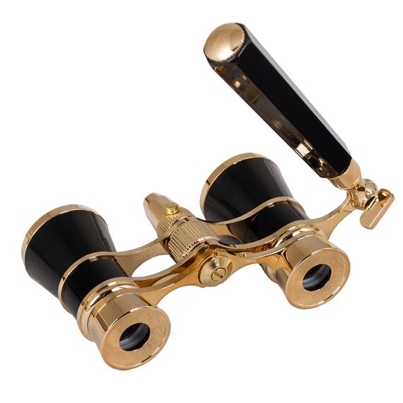 Бинокль Levenhuk Broadway 325N лорнет с подсветкой, черный, фото , изображение 3