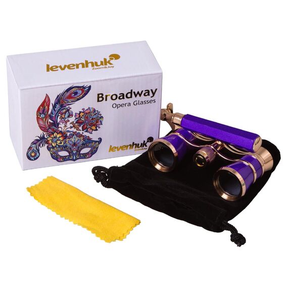 Театральный бинокль-лорнет Levenhuk Broadway 325L Amethyst, фото , изображение 3