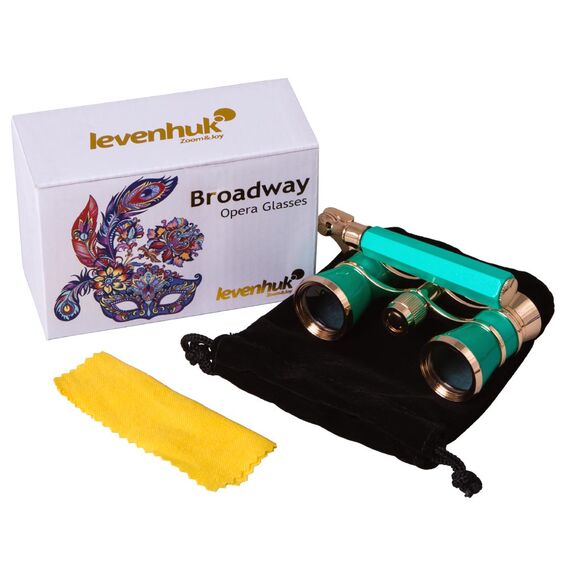 Театральный бинокль-лорнет Levenhuk Broadway 325L Lime, фото , изображение 3