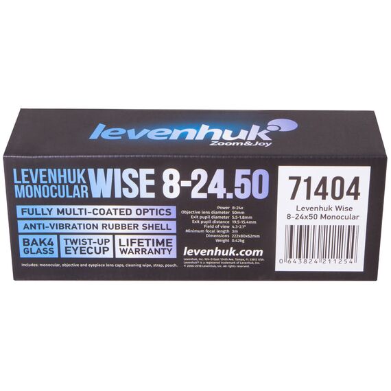Монокуляр Levenhuk Wise 8–24x50, фото , изображение 9