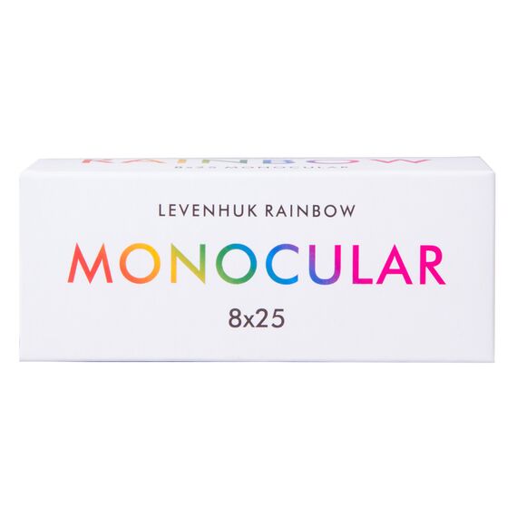 Монокуляр Levenhuk Rainbow 8x25 Sunny Orange, фото , изображение 10