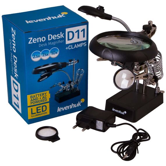 Лупа настольная Levenhuk Zeno Desk D11, фото , изображение 3