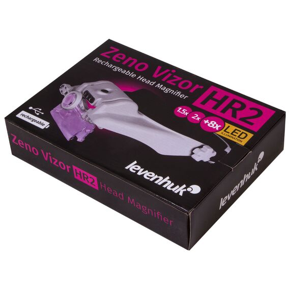 Лупа налобная с аккумулятором Levenhuk Zeno Vizor HR2, фото , изображение 12