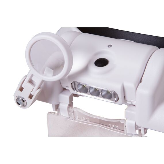 Лупа налобная с аккумулятором Levenhuk Zeno Vizor HR4, фото , изображение 6