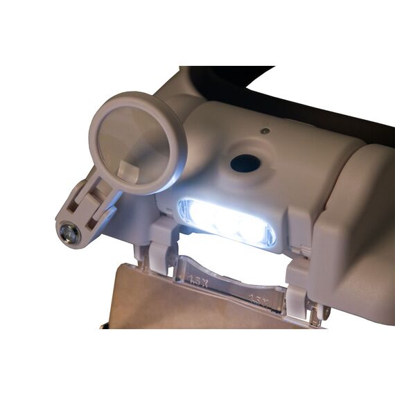 Лупа налобная с аккумулятором Levenhuk Zeno Vizor HR4, фото , изображение 7