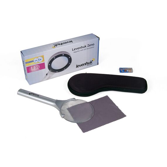 Лупа Levenhuk Zeno 50, 2,2/4,4x, 88/21 мм, 2 LED, фото , изображение 2