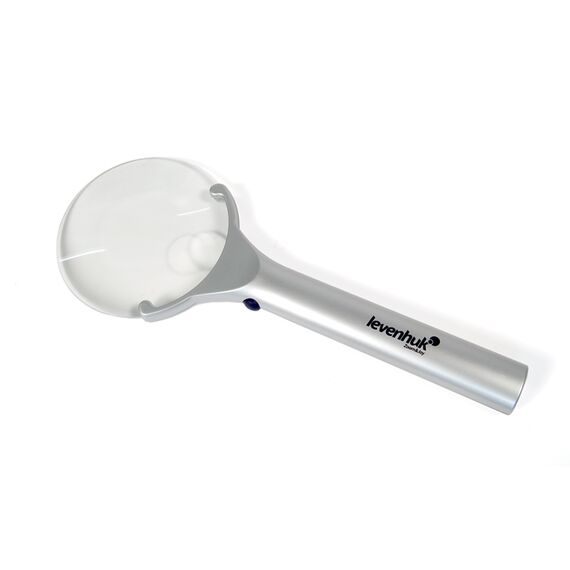 Лупа Levenhuk Zeno 50, 2,2/4,4x, 88/21 мм, 2 LED, фото , изображение 4