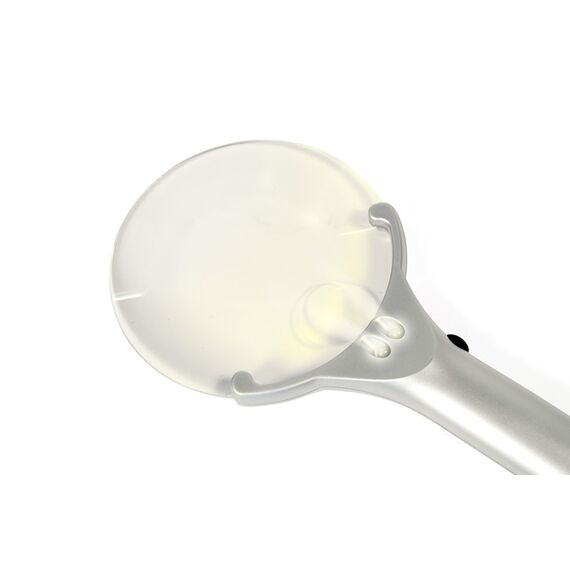 Лупа Levenhuk Zeno 50, 2,2/4,4x, 88/21 мм, 2 LED, фото , изображение 5