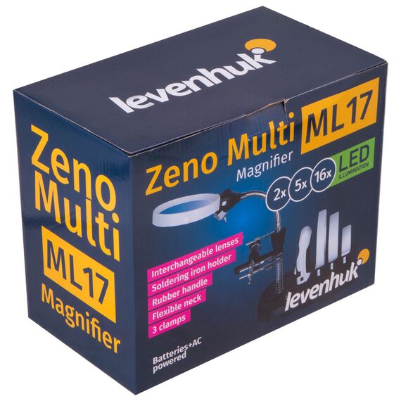 Мультилупа Levenhuk Zeno Multi ML17, черная, фото , изображение 11
