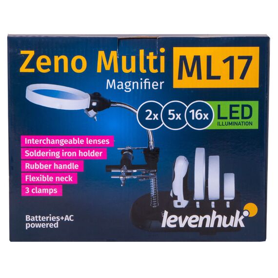 Мультилупа Levenhuk Zeno Multi ML17, черная, фото , изображение 12