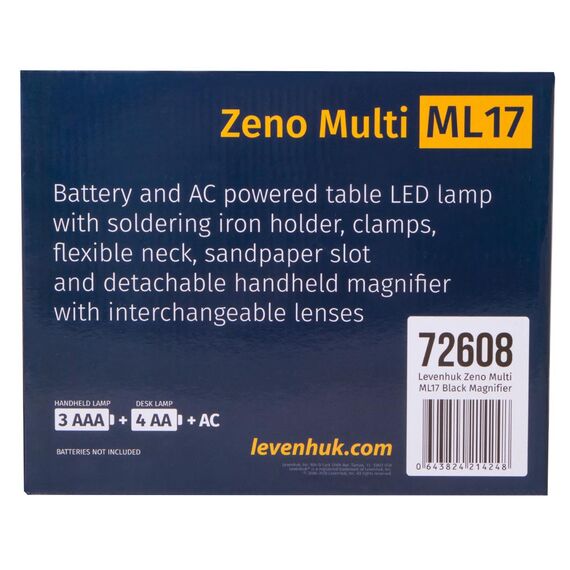 Мультилупа Levenhuk Zeno Multi ML17, черная, фото , изображение 13