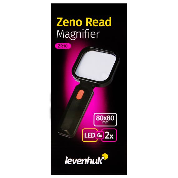 Лупа для чтения Levenhuk Zeno Read ZR10, черная, фото , изображение 9