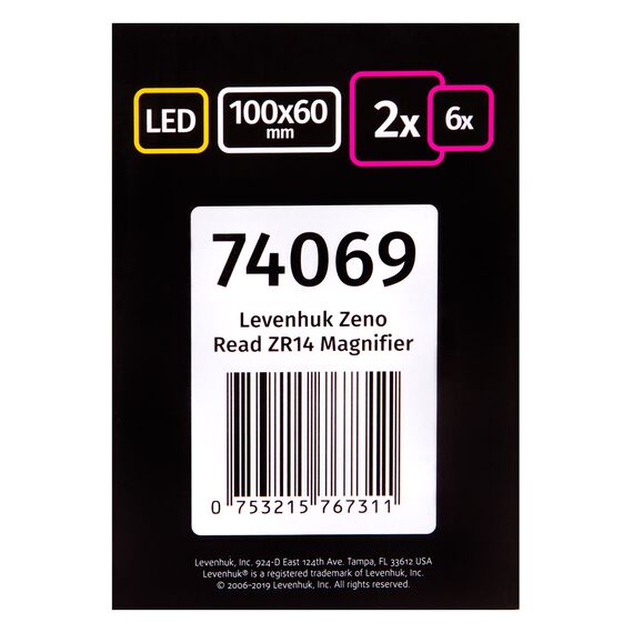 Лупа для чтения Levenhuk Zeno Read ZR14, фото , изображение 13