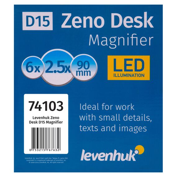 Лупа настольная Levenhuk Zeno Desk D15, фото , изображение 11
