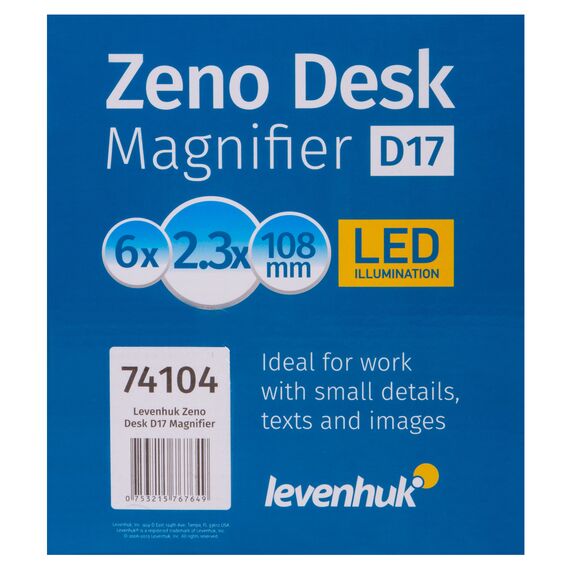 Лупа настольная Levenhuk Zeno Desk D17, фото , изображение 12