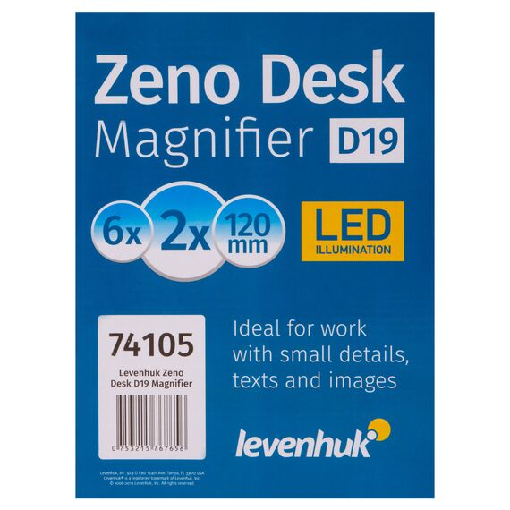 Лупа настольная Levenhuk Zeno Desk D19, фото , изображение 12