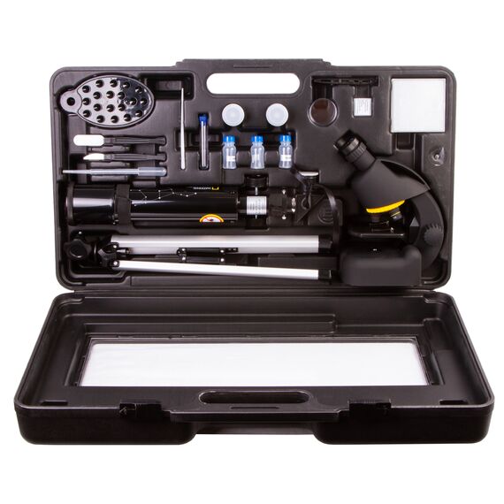 Набор Bresser National Geographic: телескоп 50/360 AZ и микроскоп 40–640x, фото , изображение 2