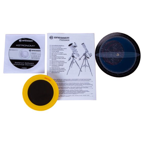 Телескоп Bresser Messier AR-90L/1200 EXOS-1/EQ4, фото , изображение 9