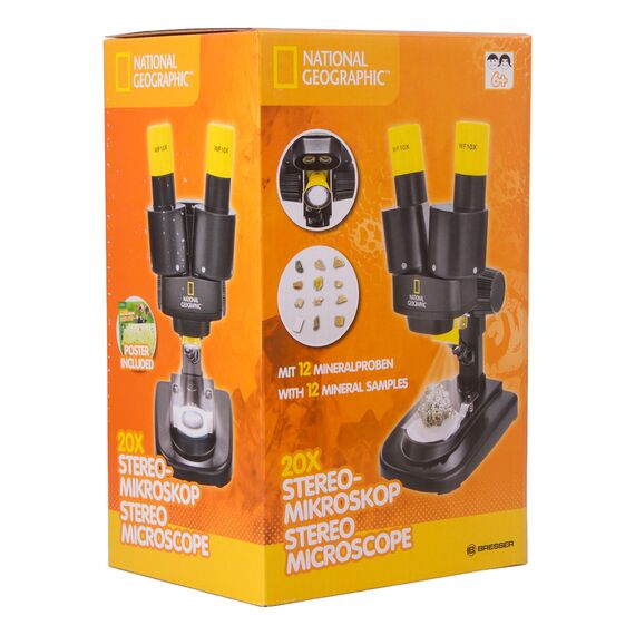 Микроскоп стереоскопический Bresser National Geographic 20x, фото , изображение 8