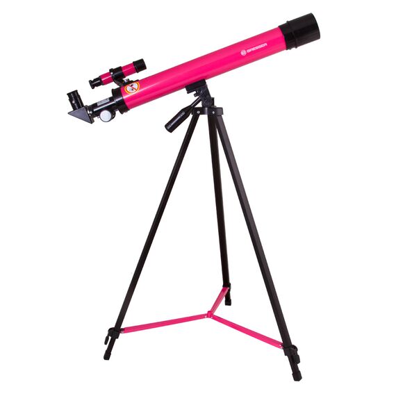 Телескоп Bresser Junior Space Explorer 45/600 AZ, розовый, фото , изображение 3