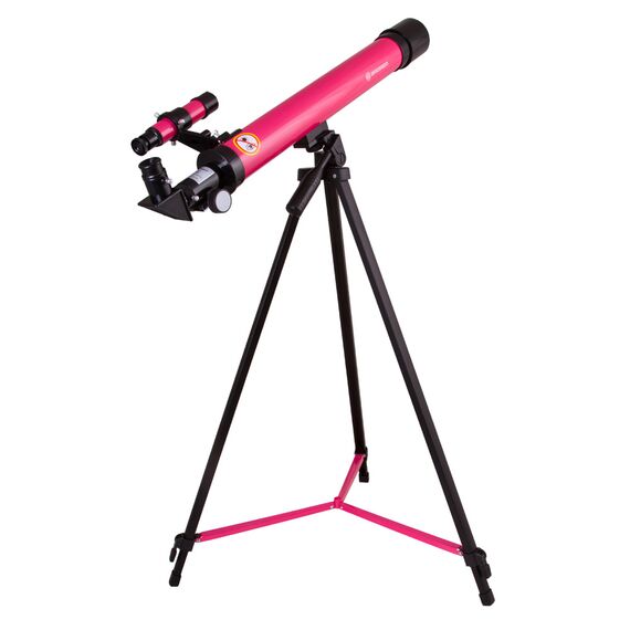 Телескоп Bresser Junior Space Explorer 45/600 AZ, розовый, фото , изображение 5