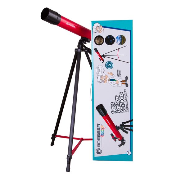 Телескоп Bresser Junior Space Explorer 45/600 AZ, красный, фото , изображение 11