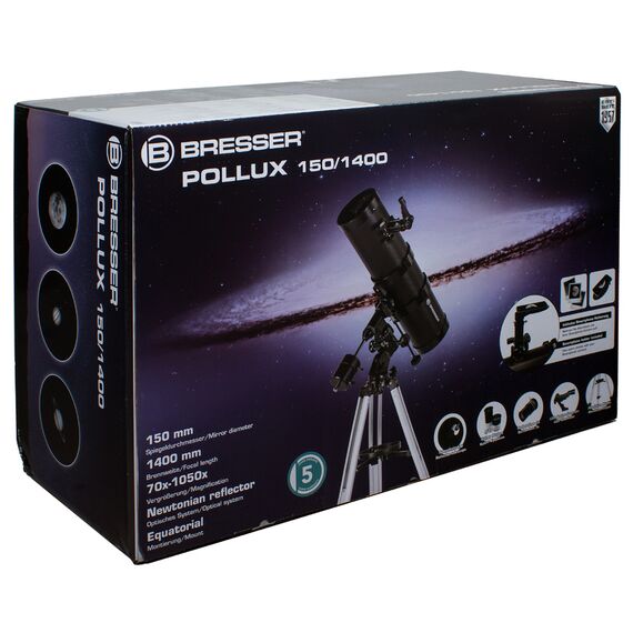Телескоп Bresser Pollux 150/1400 EQ3, фото , изображение 9
