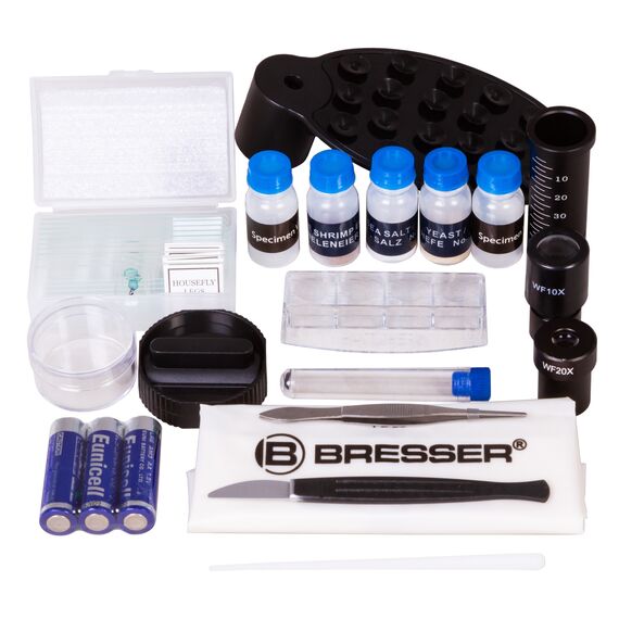 Микроскоп Bresser Junior Biolux SEL 40–1600x, красный, фото , изображение 5