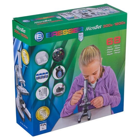 Микроскоп Bresser Junior Biotar 300x-1200x, в кейсе, фото , изображение 10