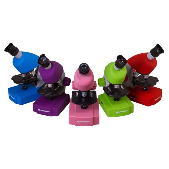 Микроскоп Bresser Junior 40x-640x, фиолетовый, фото , изображение 4