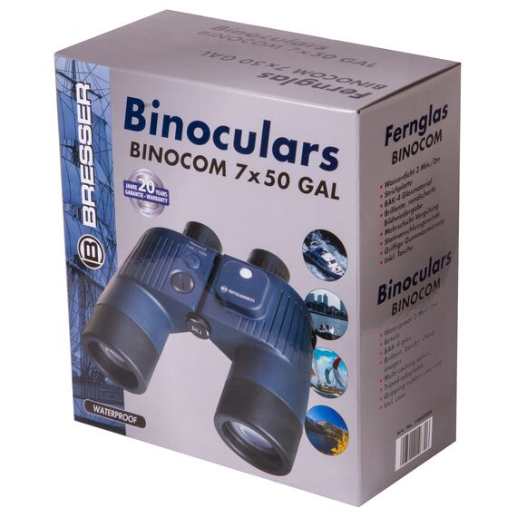 Бинокль Bresser Binocom 7x50 GAL, фото , изображение 10