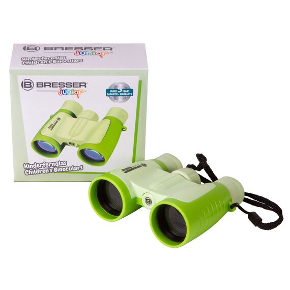 Бинокль детский Bresser Junior 3x30, зеленый, фото , изображение 12